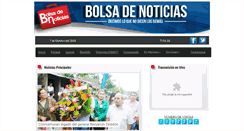 Desktop Screenshot of bolsadenoticias.com.ni